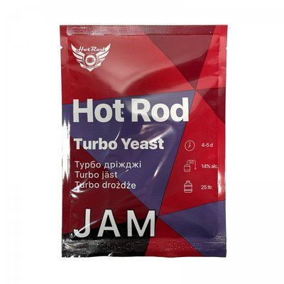 Дріжджі Hot Rod Jam на 25 л (69 г) для фруктових браг 23051280 фото