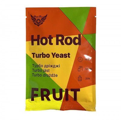 Дріжджі Hot Rod Fruit на 25 л (60 г) для фруктових браг HRFruit фото